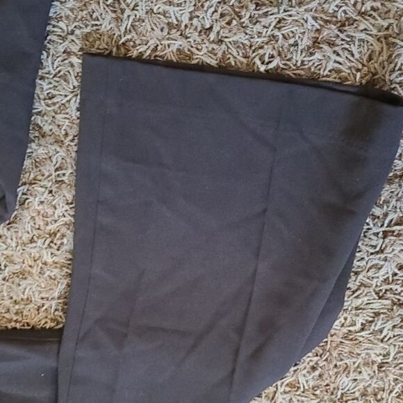 AB Studio Size 12 Short Brown Dress Pants - Picture 3 of 5